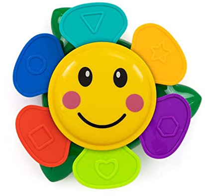 Milly Mally Wasserspielzeug Blume 6 farbige Becher Sandförmchen Spielzeug für Kinder ab 1 Monate hape Baby