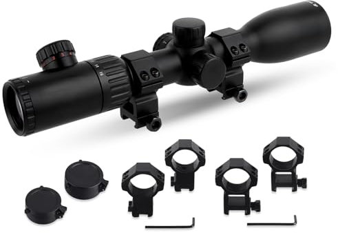 ToopMount Optics Monokular Scope 4-16X44, Sucher mit seitlichem Parallaxenrad, geätztes Absehen 1/8 Zoll, 30-mm-Rohr, wasserdichtes, grünes, vollständig mehrfach beschichtetes Monokular fernrohr