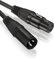 Ausgewogenes XLR Kabel 1M, TPE XLR Stecker auf Buchse Strapazierfähiges Symmetrisches Mikrofonkabel, Professionelles Mikrofonkabel XLR Kabel für Mikrofon, Verstärker, Mischpult, Lautsprecher usw