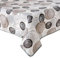 texpot Wachstuch 130 x 160 cm mit Kringel abwaschbar mit Saum Polyester Gartentischdecke