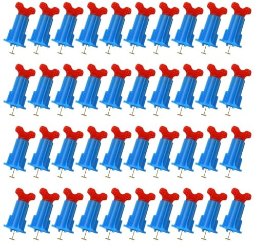 Livellatori per piastrelle, di livellamento delle piastrelle, strumenti composti di livellamento del pavimento con spessori, 40X livellatore strumenti per piastrelle riutilizzabili composti di