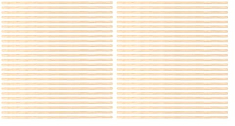 POFET Lot de 50 baguettes en bois pour bricolage - 30 cm - Bandes en bois de bouleau naturel - Chevilles rectangulaires (5 x 5 mm)