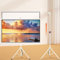 Projector Screen With Stand, Retractable Projection Screen, Wall/Ceiling Mounted Fixed Frame, For Home Theater Movie Office Game Projection Screen(50(16:9))