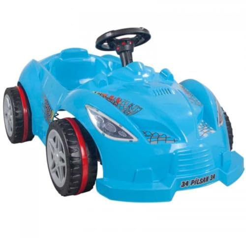 Pilsan Coche de Pedales niños Speedy 07312 Pedales Volante neumático plástico, Colores:Azul