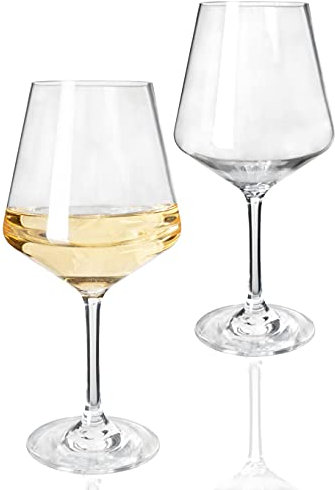 Moritz Milano - Copas de vino (460 ml, policarbonato, 2 unidades, irrompibles, resistentes a los arañazos)