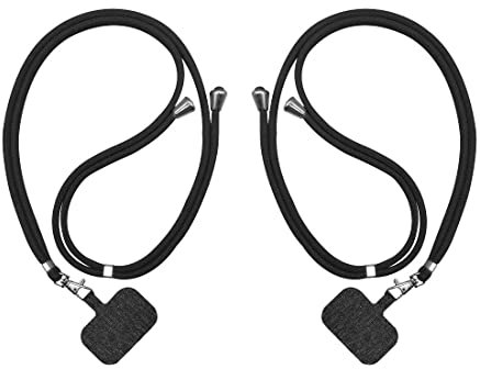 2 Stück Universale Handykette, Handy Umhängeband Schlüsselband Halsband Umhängen kompatibel mit meisten Smartphones