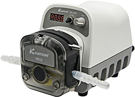 Kamoer DIP1500 peristaltic Pump 24V 1500ml/min high Flow Intelligent Variable Speed 0.1-400rpm Liquid dosing Pump 3 rotors LED Screen RS485 7.9mm x 11.1mm (IDxOD)