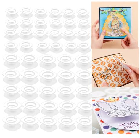 BAOFALI 300Pcs/Set Mini & Standard Action Wobbles,Self-Adhesive Springs,Small Wobblers Movers for Card Making DIY Scrapbooking Arts Projects Handmade Crafts Scrapbooking Embellishments （2Sizes）
