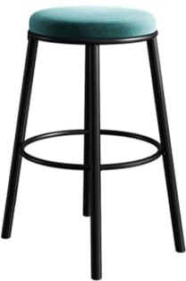 2WFYJNITP Furniture Backless Bar Counter Chair Minimalist Restaurant High Legged Wrought Iron Stool with Blue Legs Patio Stool(XXXX-Large)