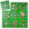 Relaxdays Puzzlematte Straße, 9-teiliger Autoteppich, schadstofffrei, EVA Schaumstoff, Kinderzimmer, BxT: 90x90 cm, bunt