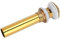 Ablaufgarnitur Waschbecken Up Waschbecken Abfluss, Gold Waschbecken Abfluss ohne Überlauf Anti Clog Bad Wasserhahn Waschbecken Abfluss Stopper(mit Loch)