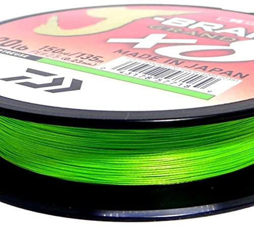 Daiwa J-Braid Grand X8E 0,22 mm, 19,5 kg/43,0 lbs, 135 m, línea de pesca trenzada, 127697-022