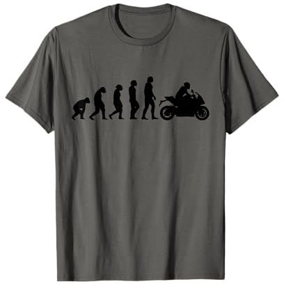 Motorcycle Evolution Funny Racing Sport Street Bike Biker T-Shirt