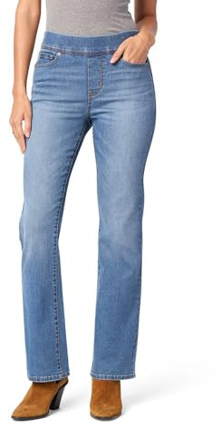 Levi Strauss Signature Gold Women's Totally Shaping Pull-On Bootcut Jeans High-Rise Stretch Denim (Also Available in Plus Size), Sea Ranch 5d, 18 Long