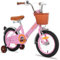 STITCH Vélo pour Enfant 14 Pouces pour âgés 3, 4, 5 et 6 Ans Bicyclette Rose pour Filles et Garçons avec Panier Avant et Roues Stabilisatrices…