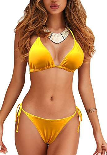 JFAN Bikini, tryckt, sexig, utan rygg, mycket stretchig, leopardmönstrad, delad baddräkt för kvinnor