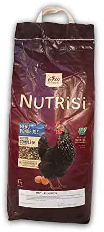 Gasco - Aliment Complet Nutrisi 8 kg pour Poules pondeuses