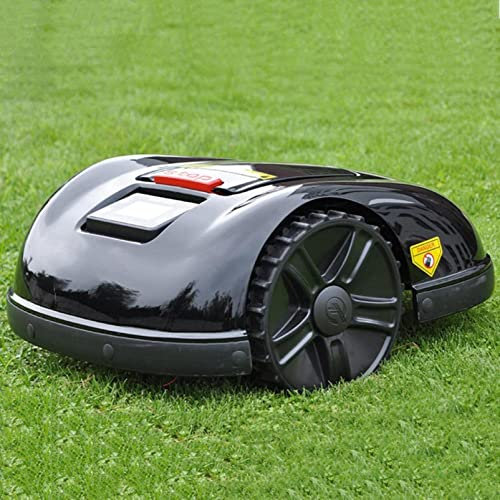 FUNNYBSG Rasaerba robotizzato, Controllo App WiFi giroscopio Navigazione Giardino Robot tagliaerba per Prato Grande, Riparo Antipioggia Automatico a Ricarica Automatica