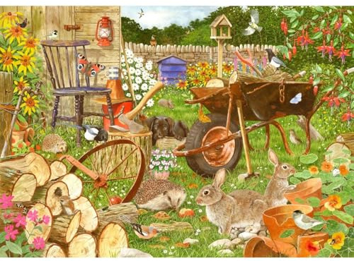 The House of Puzzles - Like Rag Tag and Bobtail Jigsaw - 1000 Piece Jigsaws For Adults, Artist Illustrated, Scenic Landscape, Deluxe Puzzle Gifts