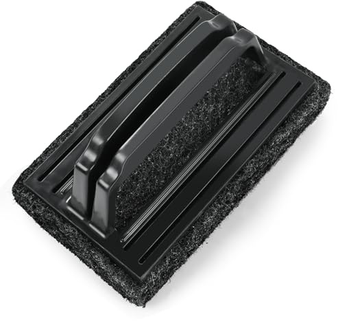 Brosse à éponge de piscine, brosse de nettoyage à main, brosse de piscine avec poignée, brosse de nettoyage de piscine, pour cuisine, salle de bain, spa, piscine