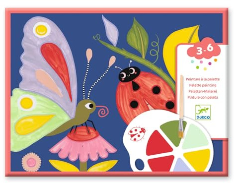 DJECO PEINTURE DES PETITS - Peinture à la palette - Les petites betes