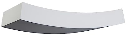 Lindby Vägglampa, vägglampa inomhus 'LEANDER' (modern) i vit av gips för vardagsrum/matsal (2 lamor, G9) - Väggspots, väggspotlights, vägglampor sovrum/vardagsrum
