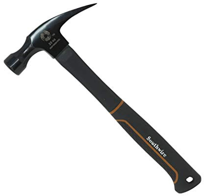 Southwire Bmeh-20 20 OZ. Heavy Duty Electrician's Hammer; 20 oz. Head with Smooth Face; Heavy Duty Drop Forged Steel Tether Hole For Safety; Lightweight Fiberglass Handle; 1.75 Lbs 65116840