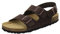 AFS-Schuhe 3105 Bequeme Sandalen für Herren Leder, Hausschuhe Arbeitsschuhe, Made in Germany (43 EU, mocca)