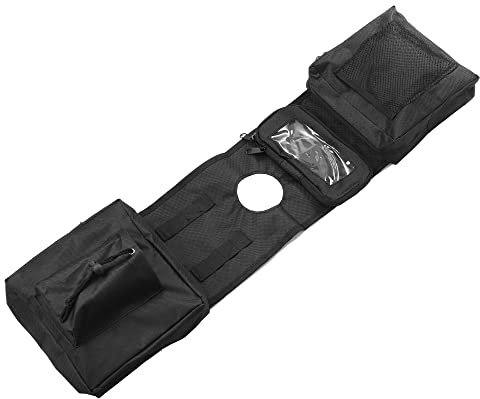 QUARKZMAN ATV Serbatoio Sella Stoccaggio Borsa Telefono Borsa Tasca Borsa con Cerniera Nero