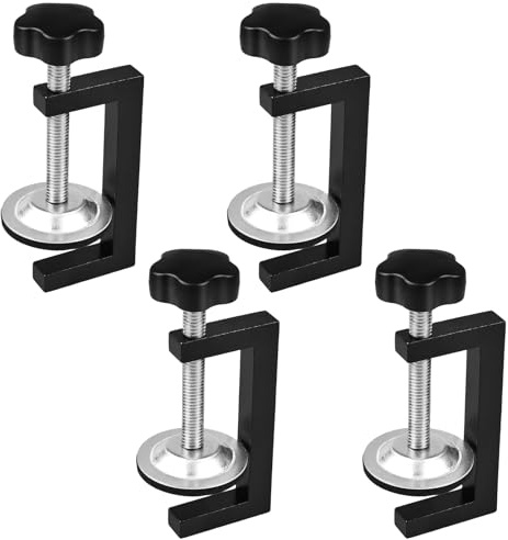 IMeanTop C Clamp Heavy Duty 2 Inch Small C-Clamp Set Aluminum Alloy G Clamp Cabinet Clamps for Woodworking,Assembly,Gluing and Welding(4Pcs)