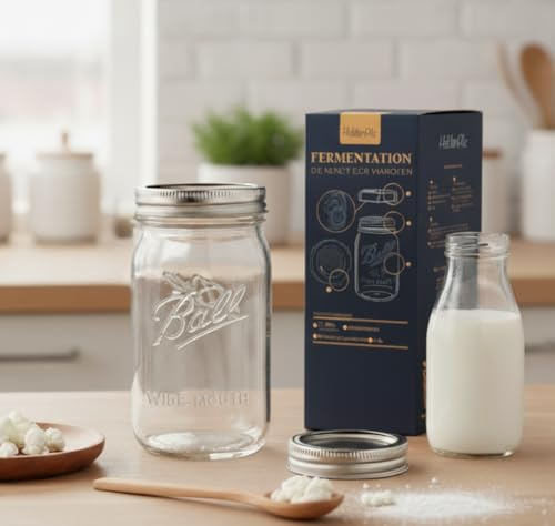 Juego de kéfir de leche orgánica, cultivo inicial, tubérculos de kéfir vivos para fermentación, fabricación sostenible de bricolaje, infinitamente reutilizable