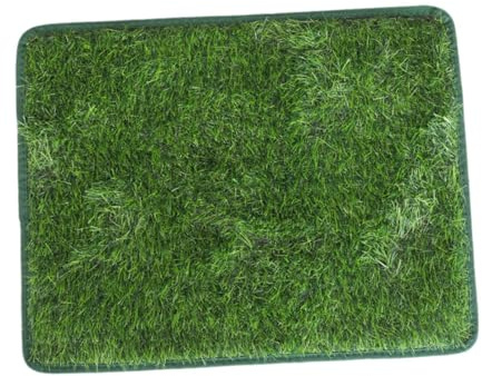 Gcljlmy Artificial Grass Pipi for Dogs, Artificial Grass Rug, Leak-Proof, Practical Pet Toilet Lawn Mat, Dog Potty Training Mat for (80cmx100cm)