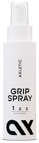 Axletic® Grip Spray No.1 Classique pour Précision et Mobilité - sans Résidu | Longue tenue, séchage rapide, transparent, sans film gras, pour yoga, pole dance, fitness & appareils de musculation, 100 ml