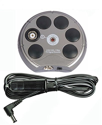 K M ELECTRONICS® 12V 12 VOLT 1 WAY TV AERIAL AMPLIFIER SIGNAL BOOSTER BUILT IN 4G FILTER 20BD GAIN