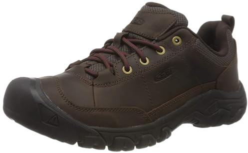 KEEN Men's Targhee 3 Oxford Casual Hiking Shoes, Dark Earth/Mulch, 10.5