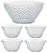 Ravenhead Essentials Jewel Five Piece Bowl Set Glass