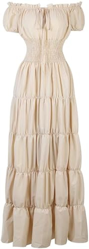 Josamogre Médiévale Renaissance Costume Robes Maxi Parti Vintage Déguisements Halloween Gothique Femmes Cosplay Déguisement Carnaval Victorien