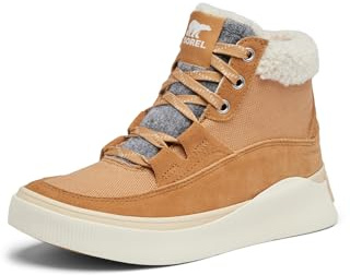 Sorel Womens Out About 4 Mid Waterproof Sneaker, Tawny Buff Honey White, 7.5 UK