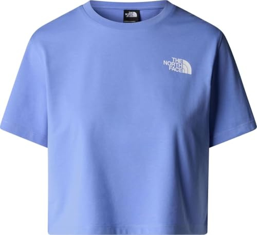 The North Face Women's Simple Dome Cropped Slim T-Shirt, Virtual Blue, M