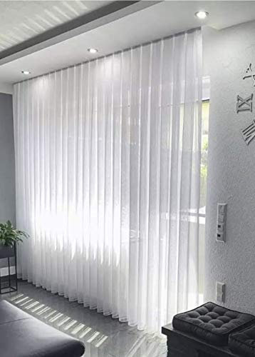 Fertiggardine weiß H245 x B180 cm (1er Pack)