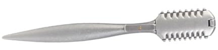 Happyyami Peigne Effileur Double Face Métal Pour Coupe Et Amincissement Des Cheveux Outil De Rasage Portable Avec Sac De Rangement Pour Salon De Coiffure Et Usage Professionnel