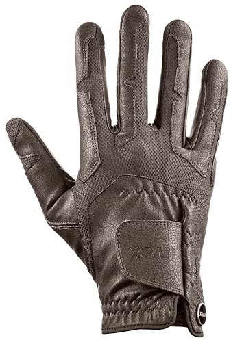 Uvex ventraxion, Guante de equitación Flexible Unisex, Resistente al Desgaste, ventilación óptima, Brown, 8-9