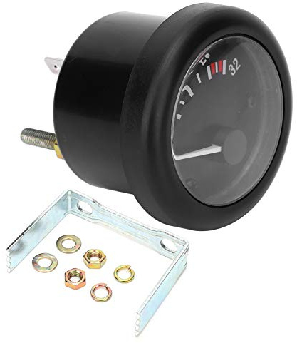 Misuratore pannello analogico, diametro 52 mm e voltmetro alimentato CC 24V per monitoraggio della carica delle batterie per auto