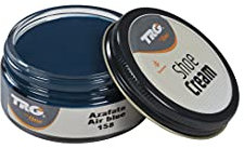 TRG The One 158 - Cream for leather and synthetic leather shoes and accessories 50 ml, Blue (158 Air Blue)