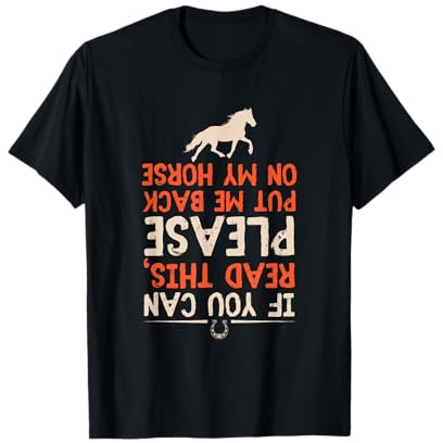 Horse Lover Gift Women Equestrian Girl Horseback Riding T-Shirt