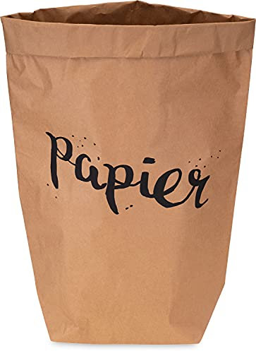 Lifestyle Lover Papiersack Paper Bag Sack Kraftpapier Beutel Mülleimer Braun (papier)