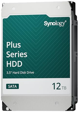 Synology, HAT3310, 12 TB, 3,5 Zoll SATA Home User HDD, MTTF 1 Million Stunden