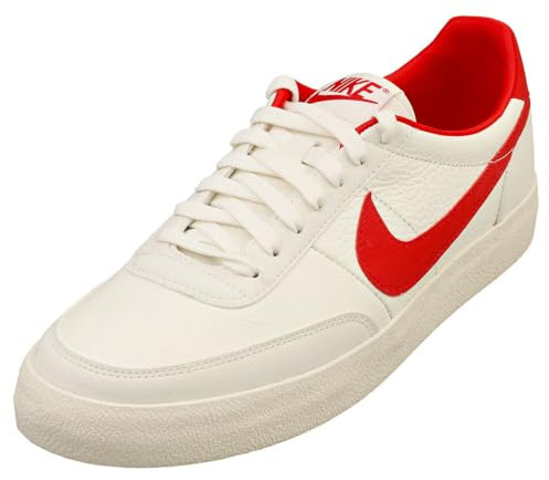 Nike Killshot 2 Leather Men's Shoes (HQ1657-100, Sail/White/University Red), Sail/White/University Red, 7 UK