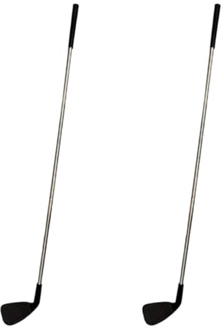 Zxpjkyu 2 Pièces Golf Chipper Club Wedge Équipement Golf Droitier Aluminium Solide Transportable pour Amélioration des Compétences Adapté aux Loisirs en, Enfants