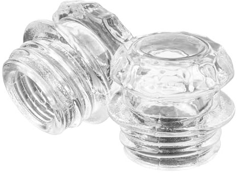 Gosknor 2 Stk. Ersatzglasdeckel für Perkolator, Glas Perkolator Teile, Kaffeekanne Ersatzglasknopfdeckel, Ersatzteil für Kaffeekannenfilter